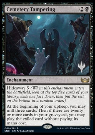 Cemetery Tampering (Promo Pack) [Streets of New Capenna Promos] Foil