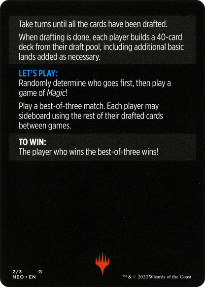 Winchester Draft // Winchester Draft (cont'd)  [Kamigawa: Neon Dynasty Minigames]