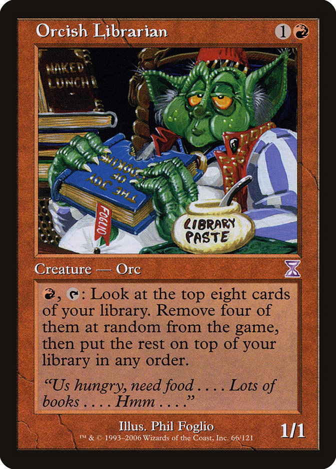 Orcish Librarian [Time Spiral Timeshifted] Foil