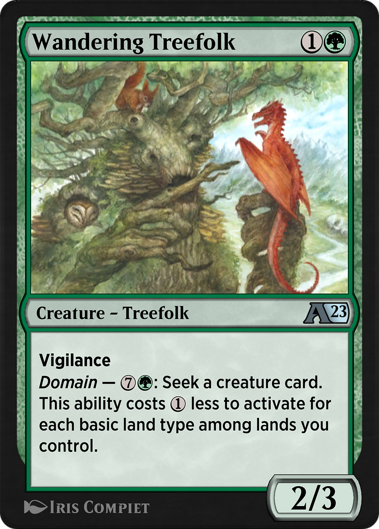 Wandering Treefolk  [Alchemy: Dominaria]