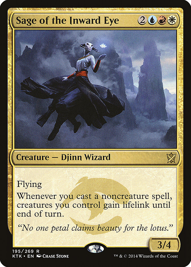 Sage of the Inward Eye [Khans of Tarkir] Foil