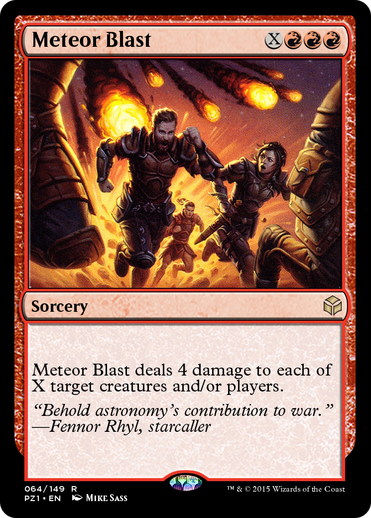 Meteor Blast  [Legendary Cube Prize Pack] Foil