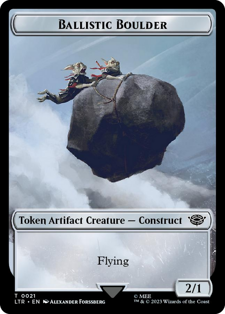 Ballistic Boulder  [Tales of Middle-earth Tokens] Foil