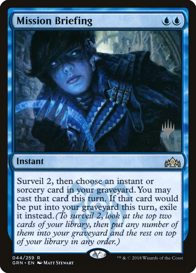Mission Briefing (Promo Pack) [Guilds of Ravnica Promos] Foil
