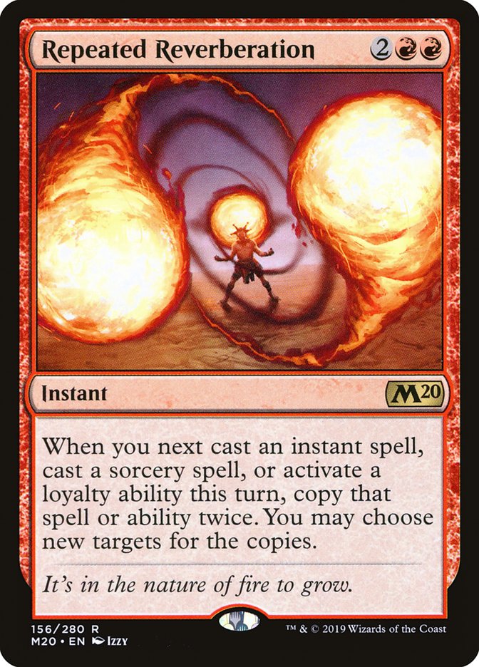 Repeated Reverberation [Core Set 2020] Foil
