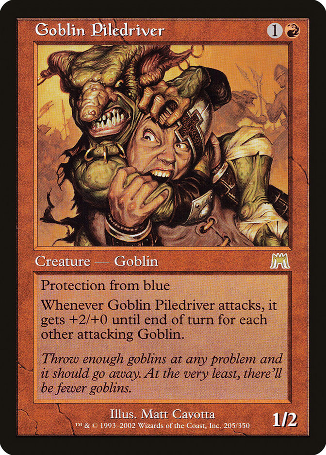 Goblin Piledriver [Onslaught] Foil