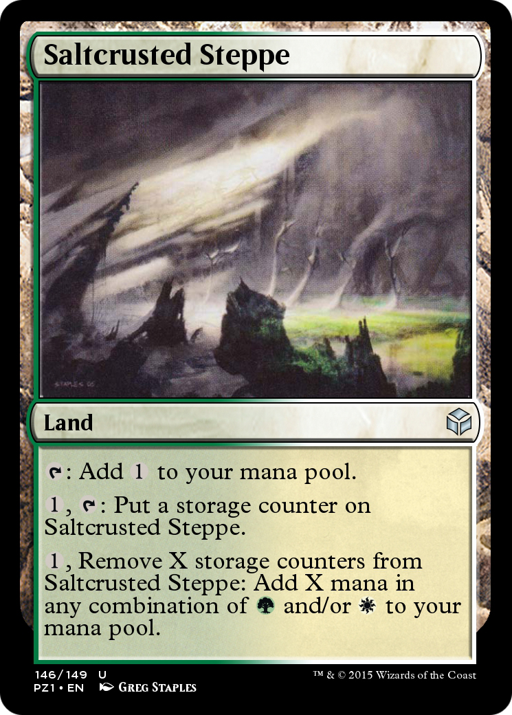 Saltcrusted Steppe  [Legendary Cube Prize Pack] Foil