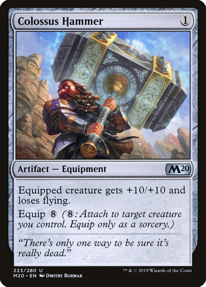 Colossus Hammer [Core Set 2020] Foil
