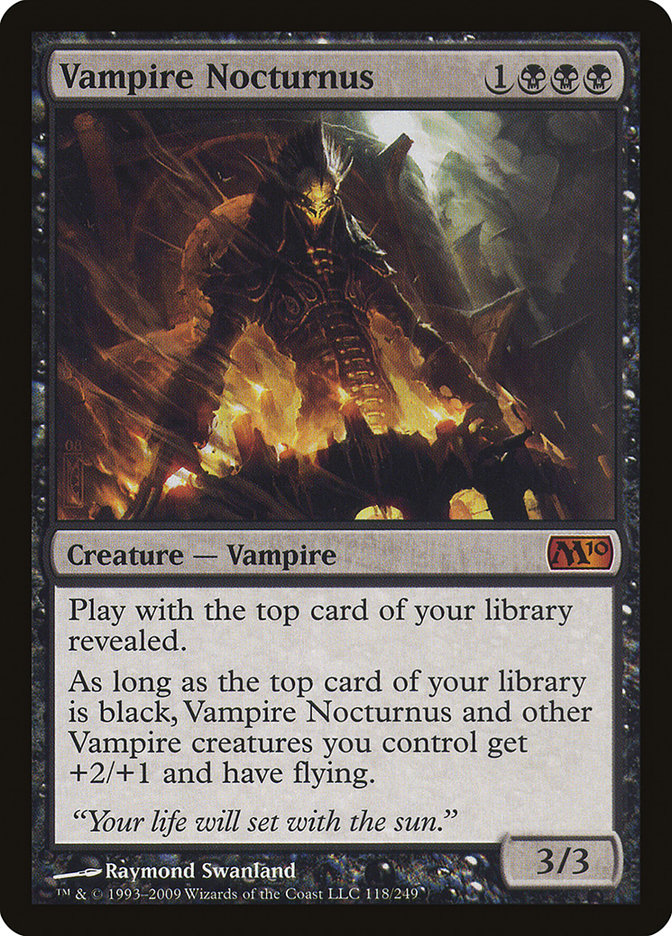 Vampire Nocturnus [Magic 2010] Foil