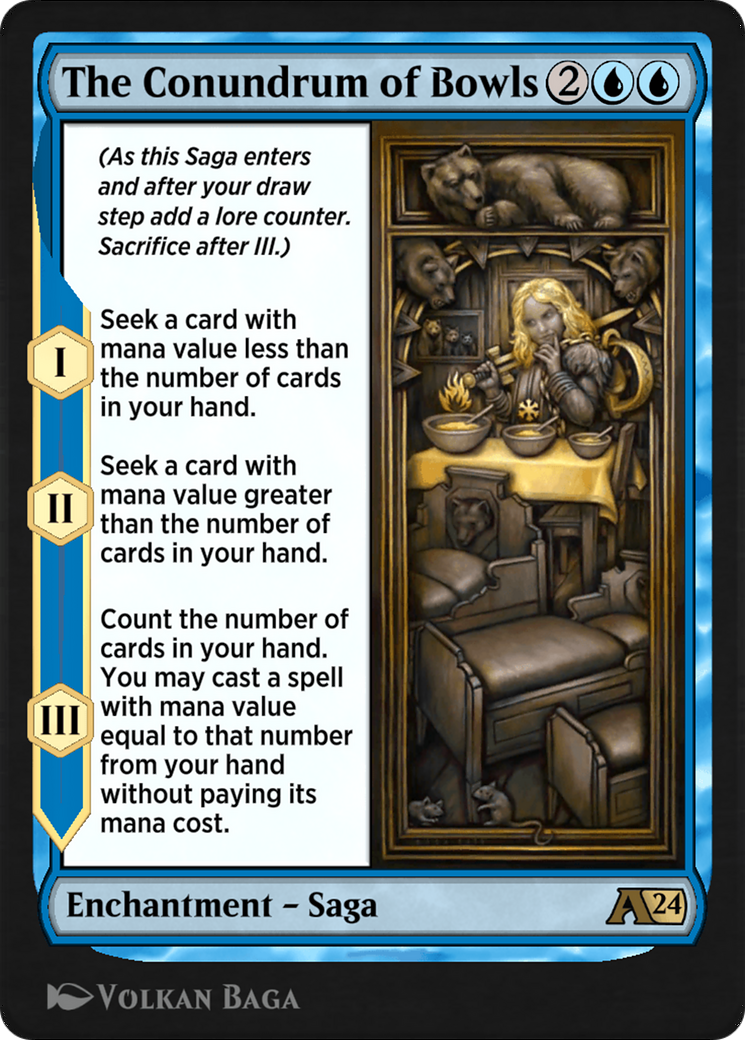 The Conundrum of Bowls  [Alchemy: Wilds of Eldraine]