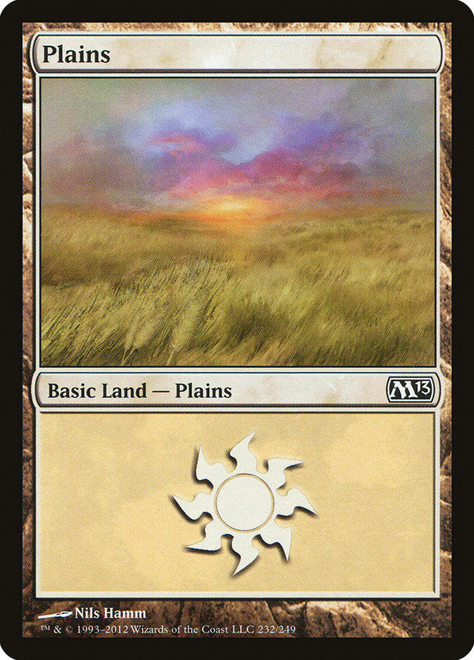 Plains (232) [Magic 2013] Foil