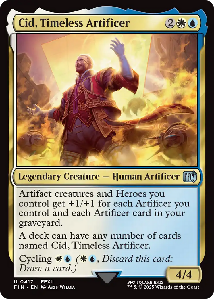 Cid, Timeless Artificer (0417) [FINAL FANTASY] Foil