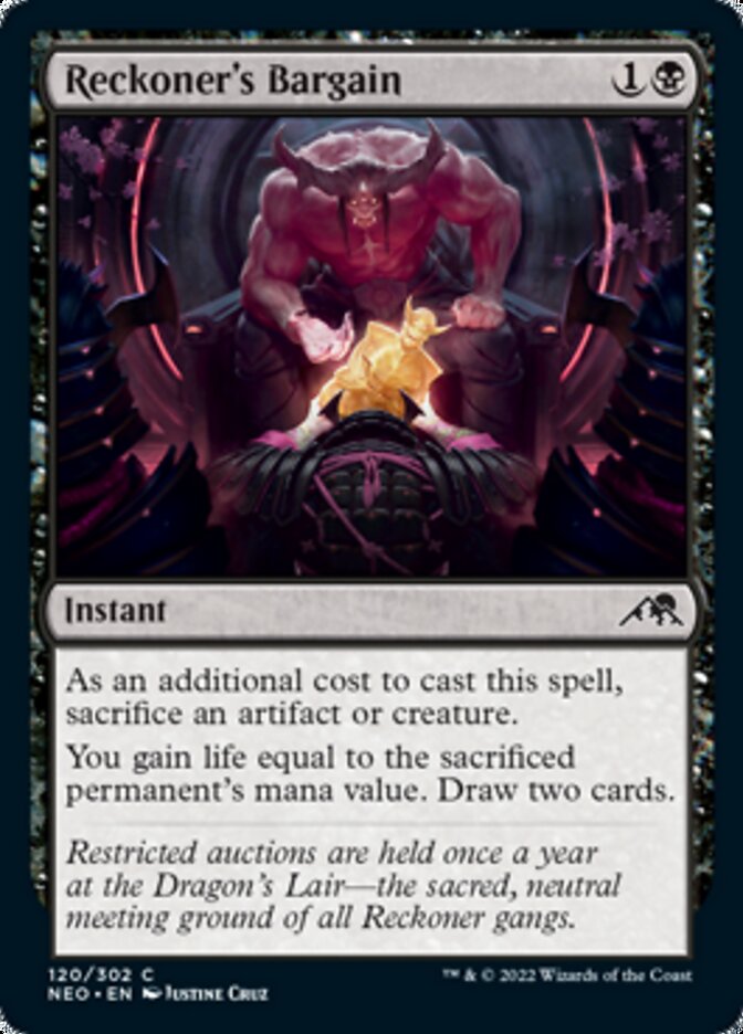 Reckoner's Bargain [Kamigawa: Neon Dynasty] Foil