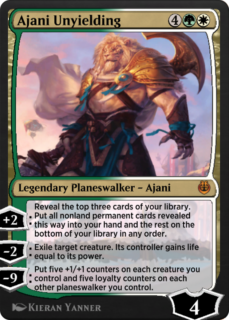 Ajani Unyielding  [Kaladesh Remastered]