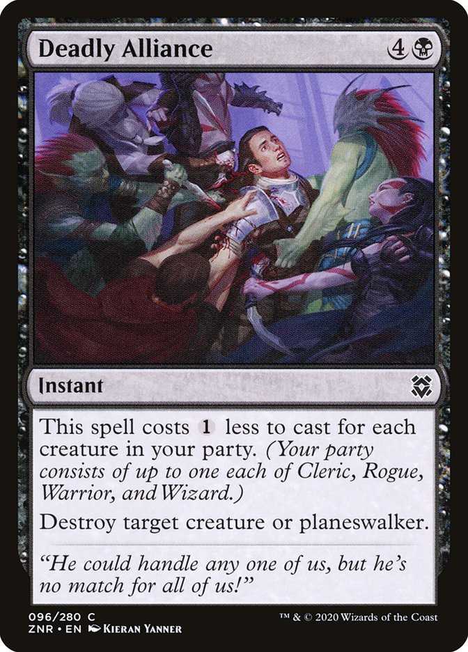 Deadly Alliance [Zendikar Rising] Foil