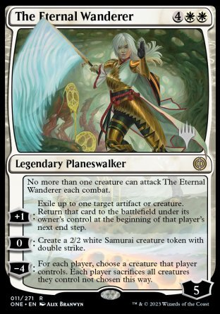 The Eternal Wanderer (Promo Pack) [Phyrexia: All Will Be One Promos] Foil