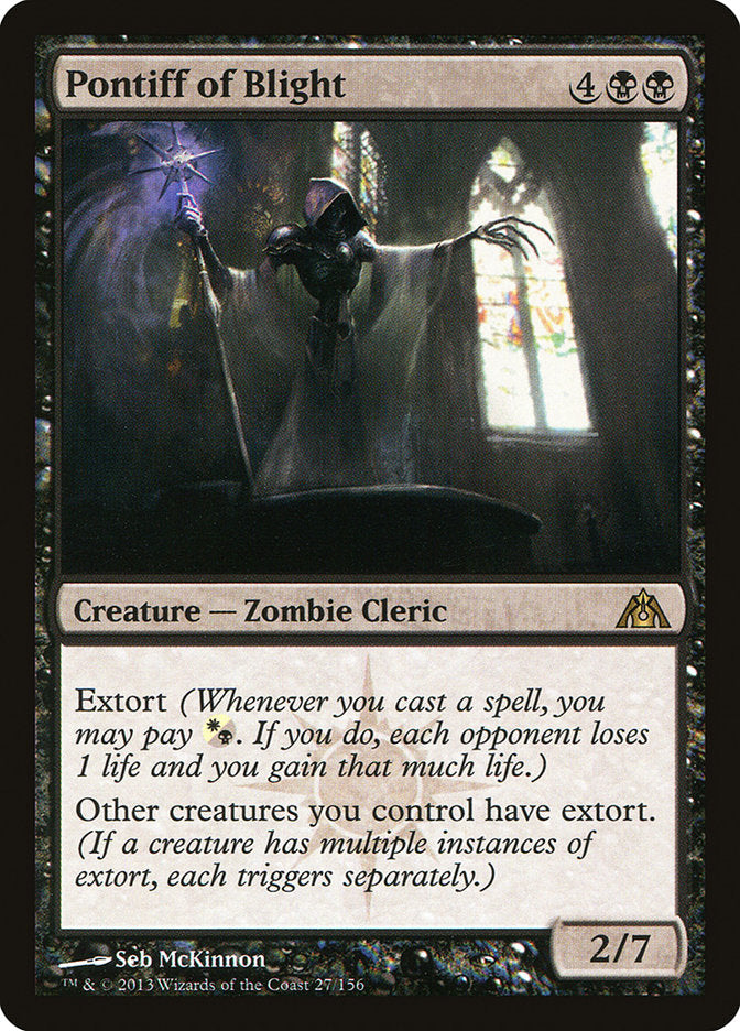 Pontiff of Blight [Dragon's Maze] Foil