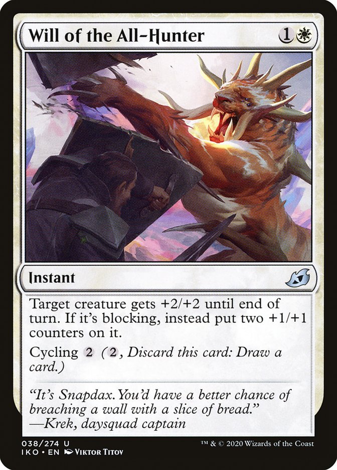 Will of the All-Hunter [Ikoria: Lair of Behemoths] Foil