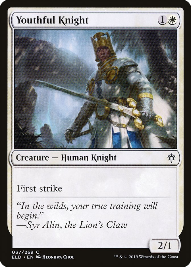 Youthful Knight [Throne of Eldraine] Foil