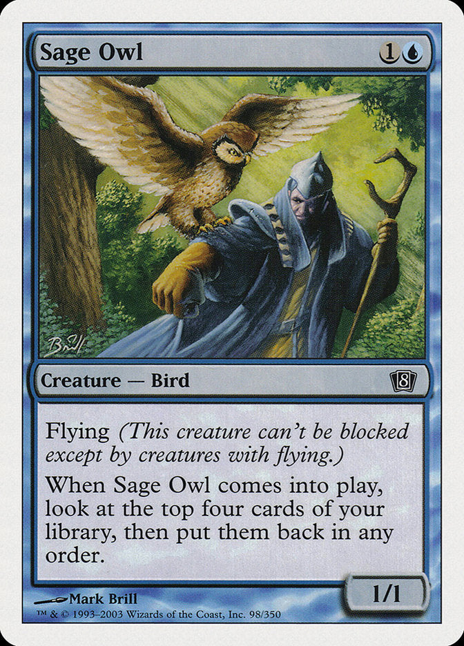 Sage Owl [Eighth Edition] Foil