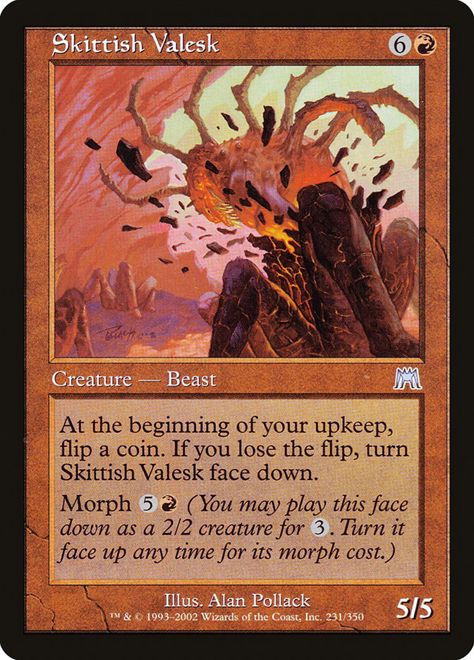 Skittish Valesk [Onslaught] Foil