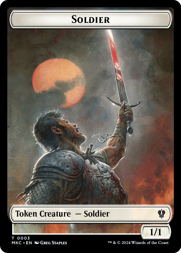 Soldier  [Murders at Karlov Manor Commander Tokens]