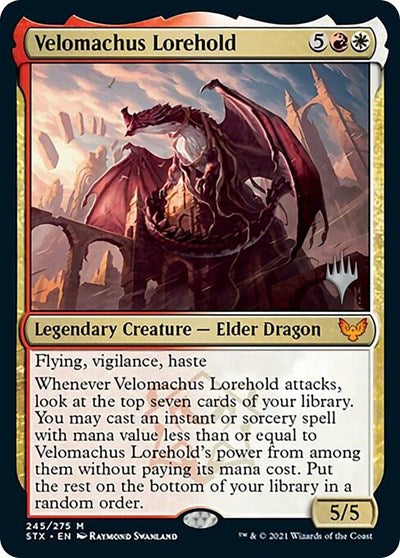 Velomachus Lorehold (Promo Pack) [Strixhaven: School of Mages Promos] Foil