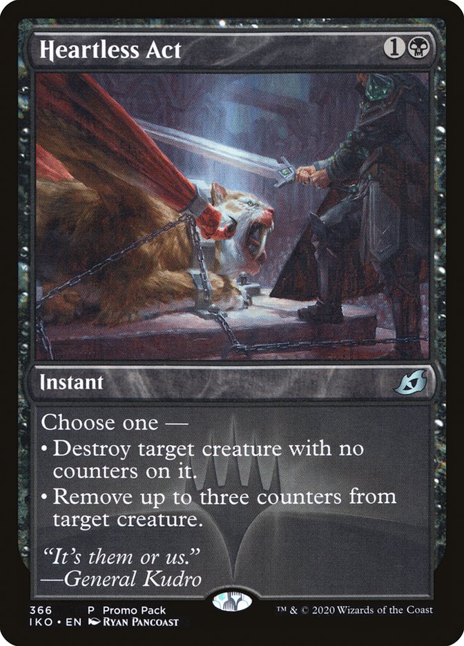 Heartless Act (Promo Pack) [Ikoria: Lair of Behemoths Promos] Foil