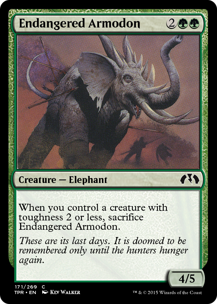 Endangered Armodon  [Tempest Remastered] Foil