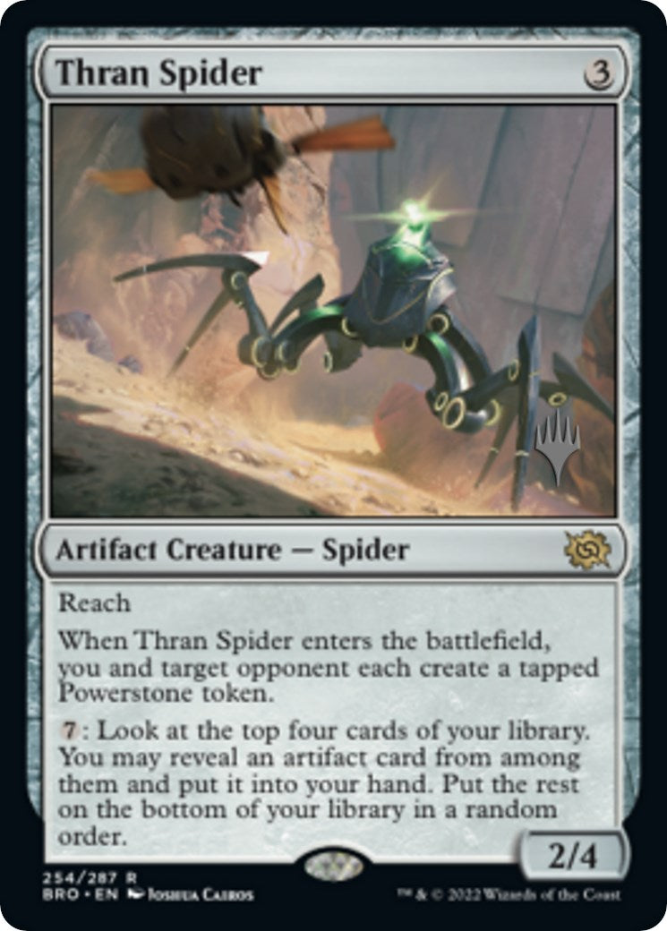 Thran Spider (Promo Pack) [The Brothers' War Promos] Foil