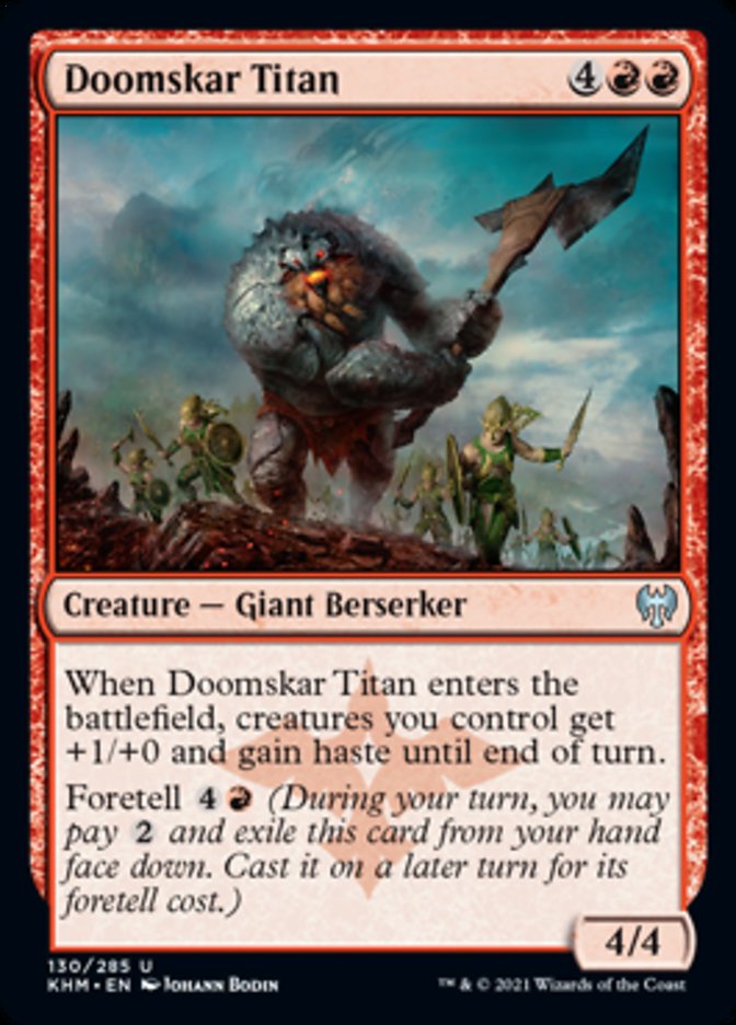 Doomskar Titan [Kaldheim] Foil