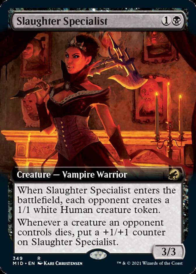 Slaughter Specialist (Extended Art) [Innistrad: Midnight Hunt] Foil