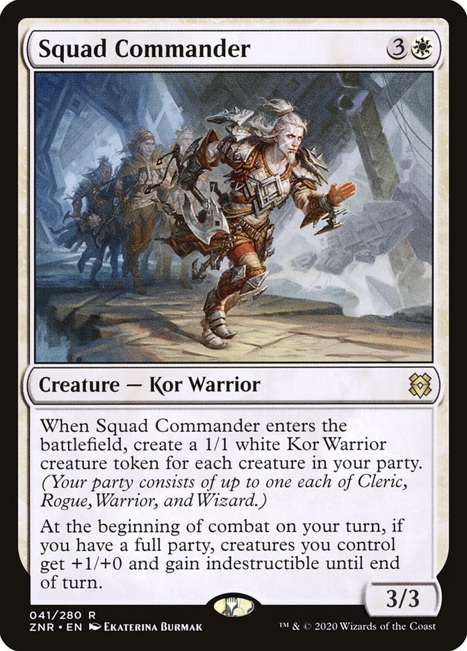 Squad Commander [Zendikar Rising] Foil