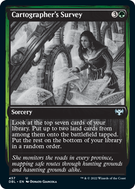 Cartographer's Survey [Innistrad: Double Feature] Foil