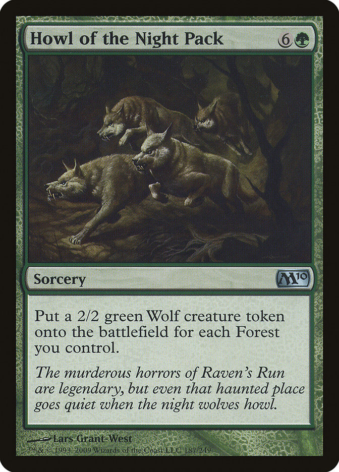 Howl of the Night Pack [Magic 2010] Foil