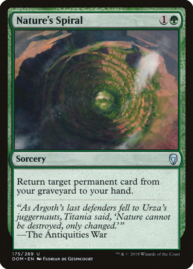 Nature's Spiral [Dominaria] Foil