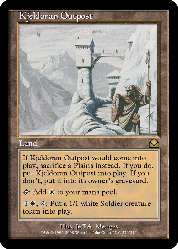 Kjeldoran Outpost  [Masters Edition II] Foil