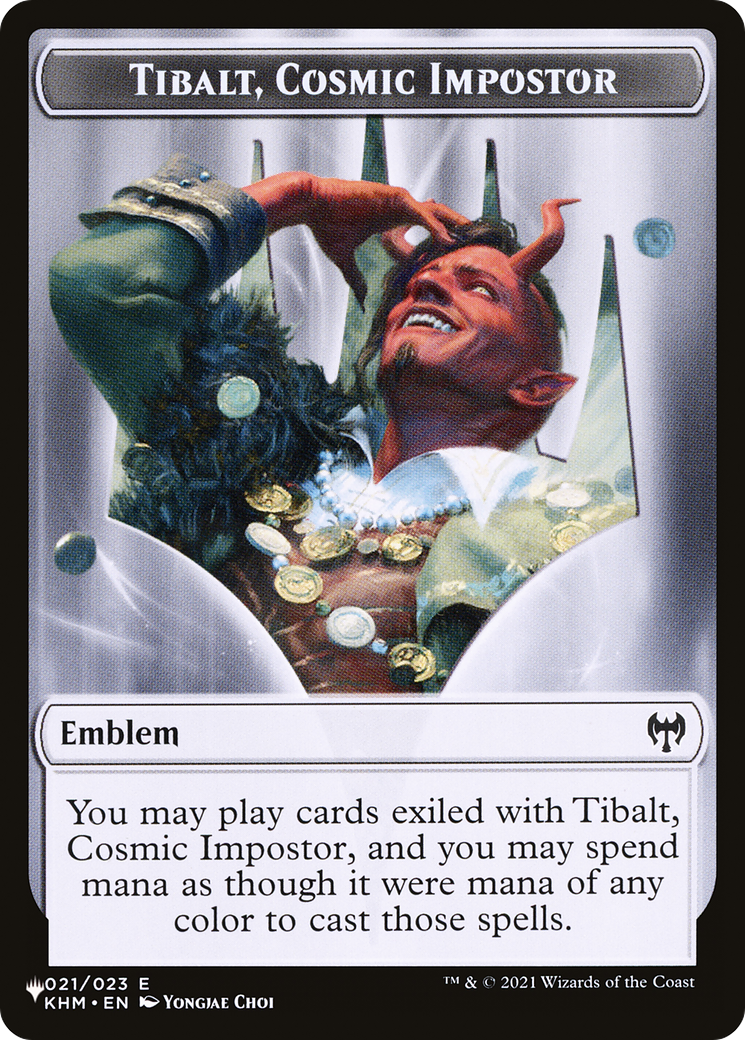 Tibalt, Cosmic Impostor Emblem  [The List]