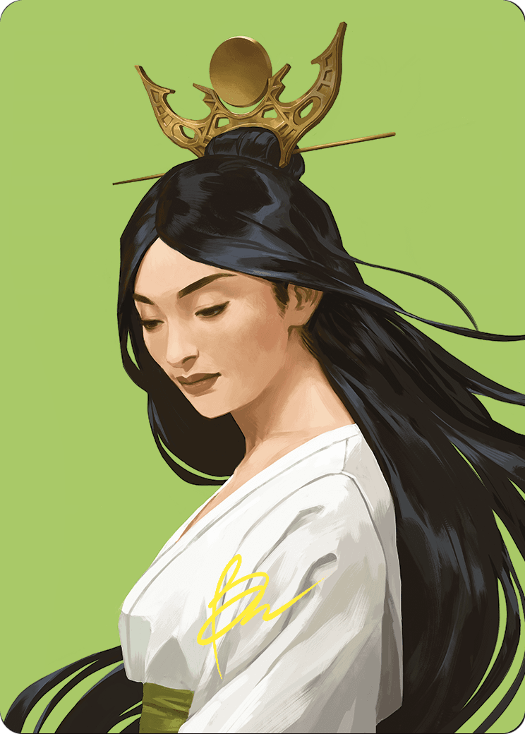 Azusa, Lost but Seeking // Azusa, Lost but Seeking  [Commander Masters Art Series] (Borderless) Foil