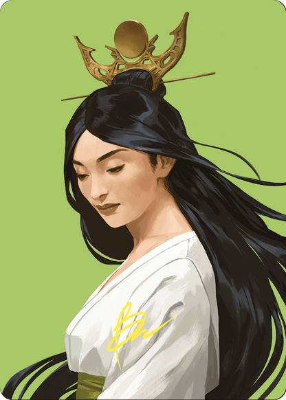 Azusa, Lost but Seeking // Azusa, Lost but Seeking  [Commander Masters Art Series] (Borderless) Foil