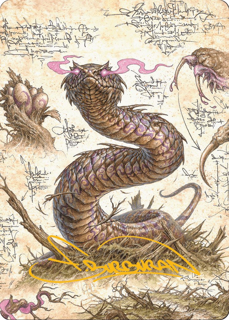 Rottenmouth Viper // Rottenmouth Viper  [Bloomburrow Art Series] (Borderless) Foil