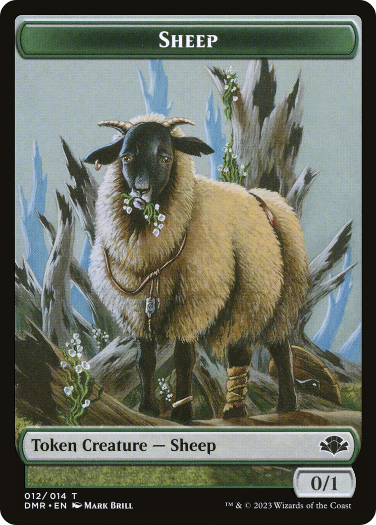 Sheep  [Dominaria Remastered Tokens]