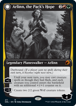 Arlinn, the Pack's Hope // Arlinn, the Moon's Fury [Innistrad: Double Feature] Foil