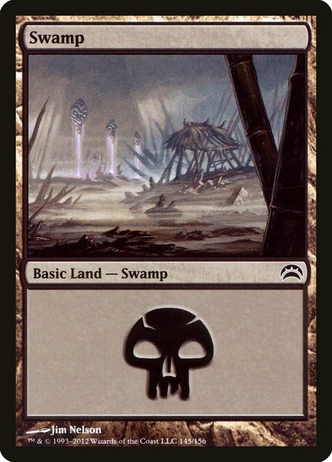 Swamp (145) [Planechase 2012] Foil