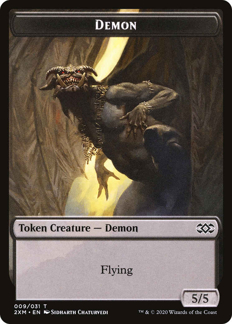 Demon  [Double Masters Tokens] Foil