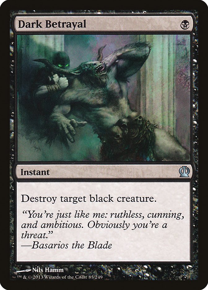 Dark Betrayal [Theros] Foil
