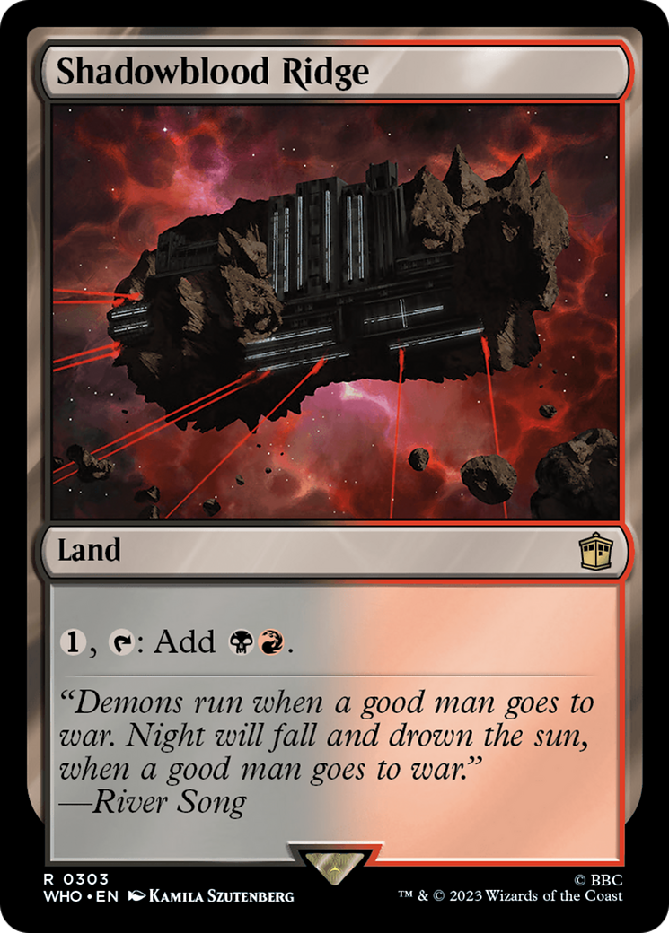 Shadowblood Ridge [Doctor Who] Foil