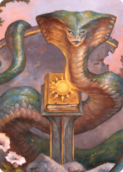 Guardian Naga // Guardian Naga  [Battle for Baldur's Gate Art Series] (Borderless) Foil