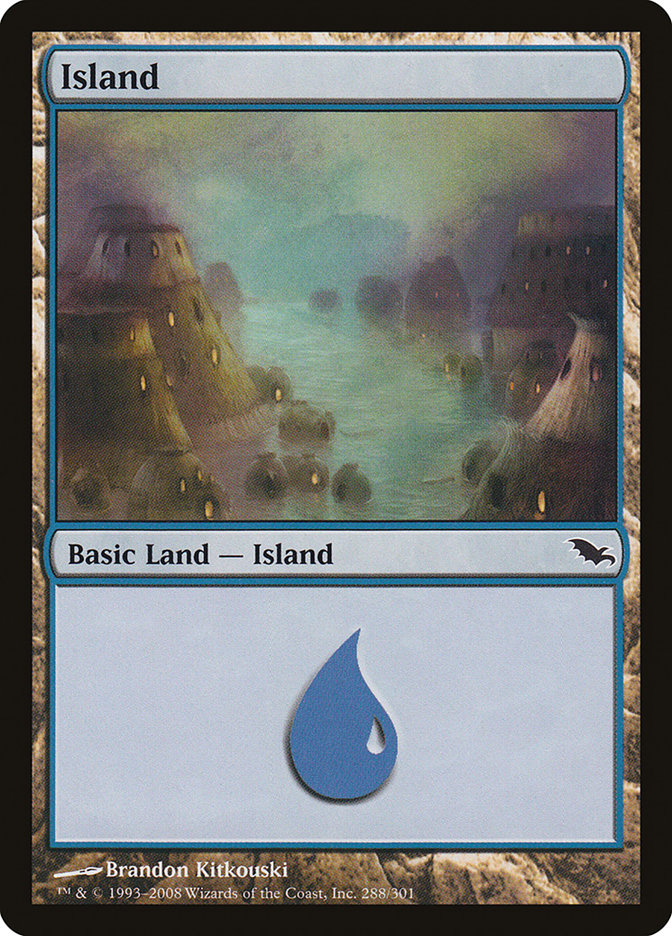 Island (288) [Shadowmoor] Foil