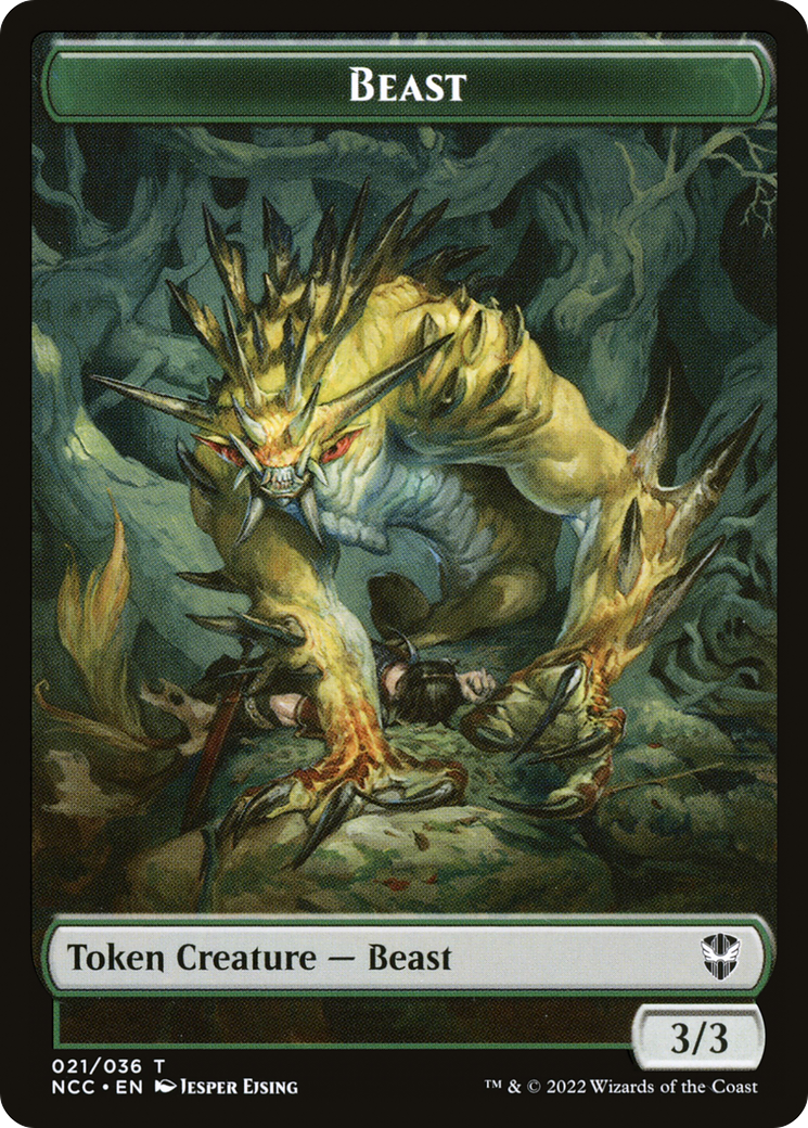 Beast  [New Capenna Commander Tokens]